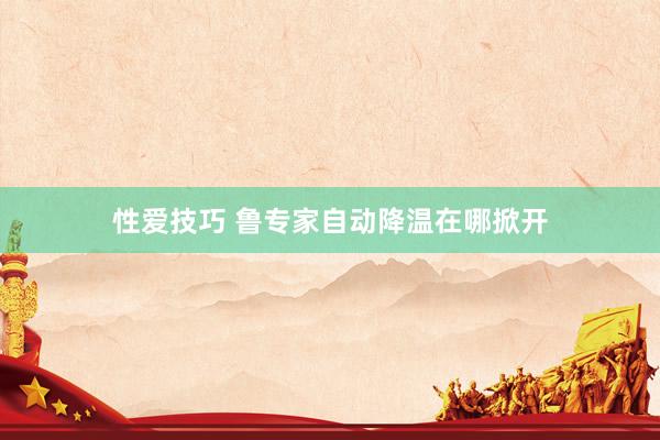 性爱技巧 鲁专家自动降温在哪掀开